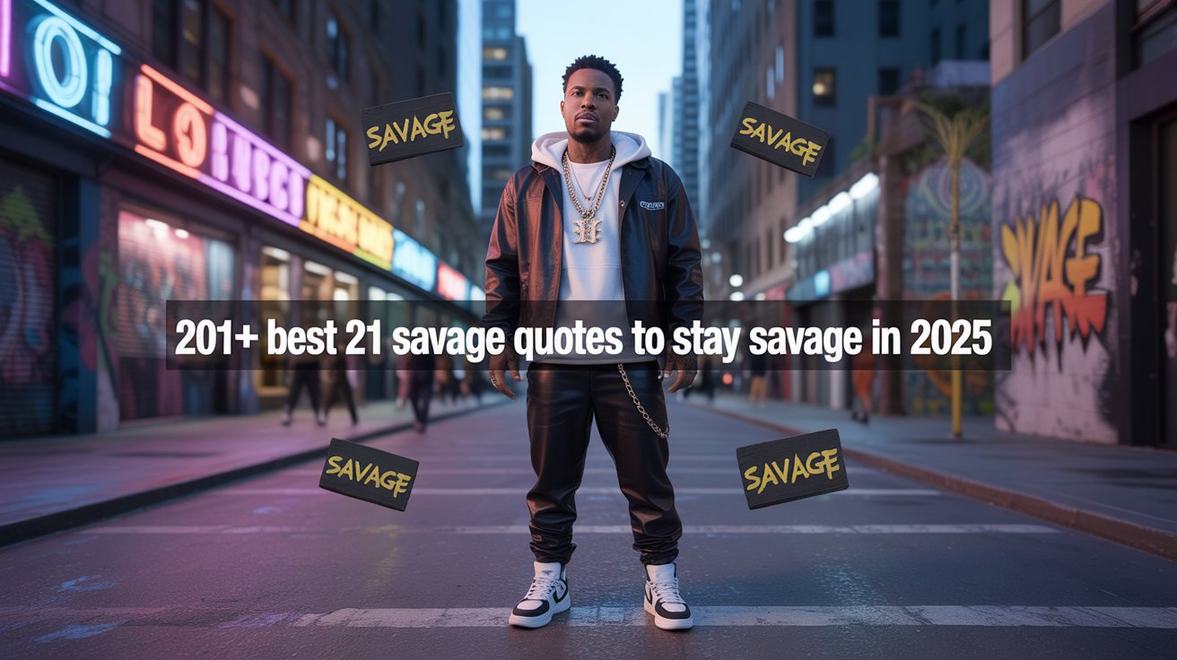 201+ Best 21 Savage Quotes to Stay Savage in 2025