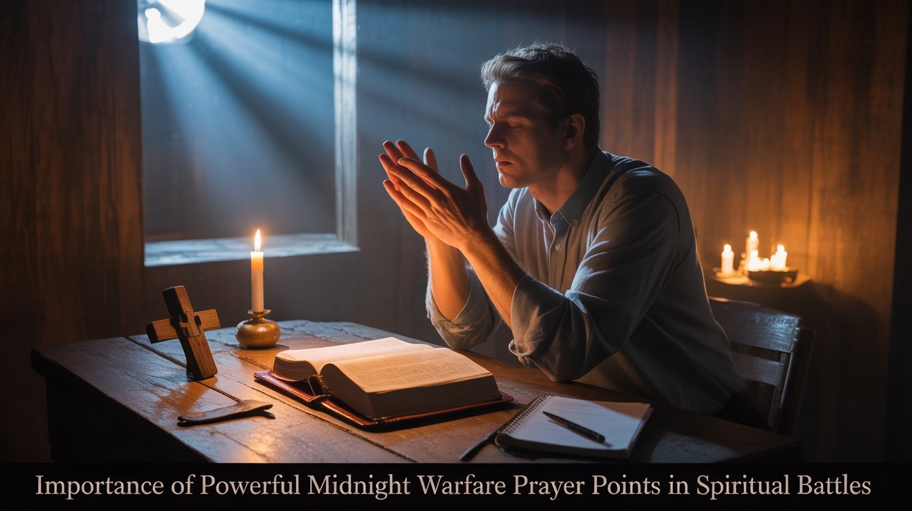 20+ Powerful Midnight Warfare Prayer Points With Scriptures