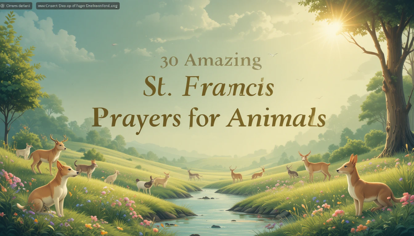 30 Amazing St Francis Prayer For Animals
