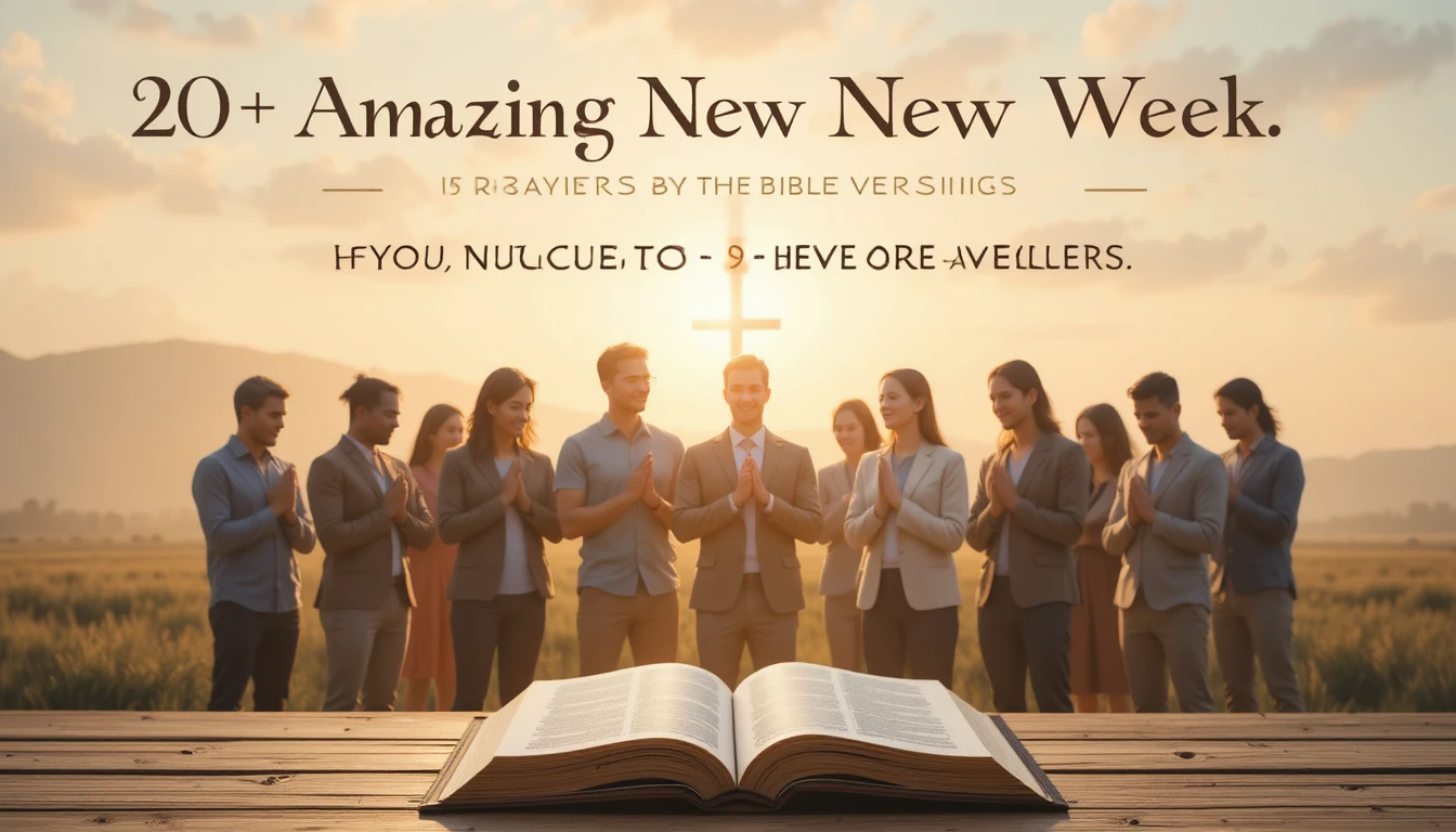 20+ Amazing New Week Prayers and Blessings with Bible Verses (2026)