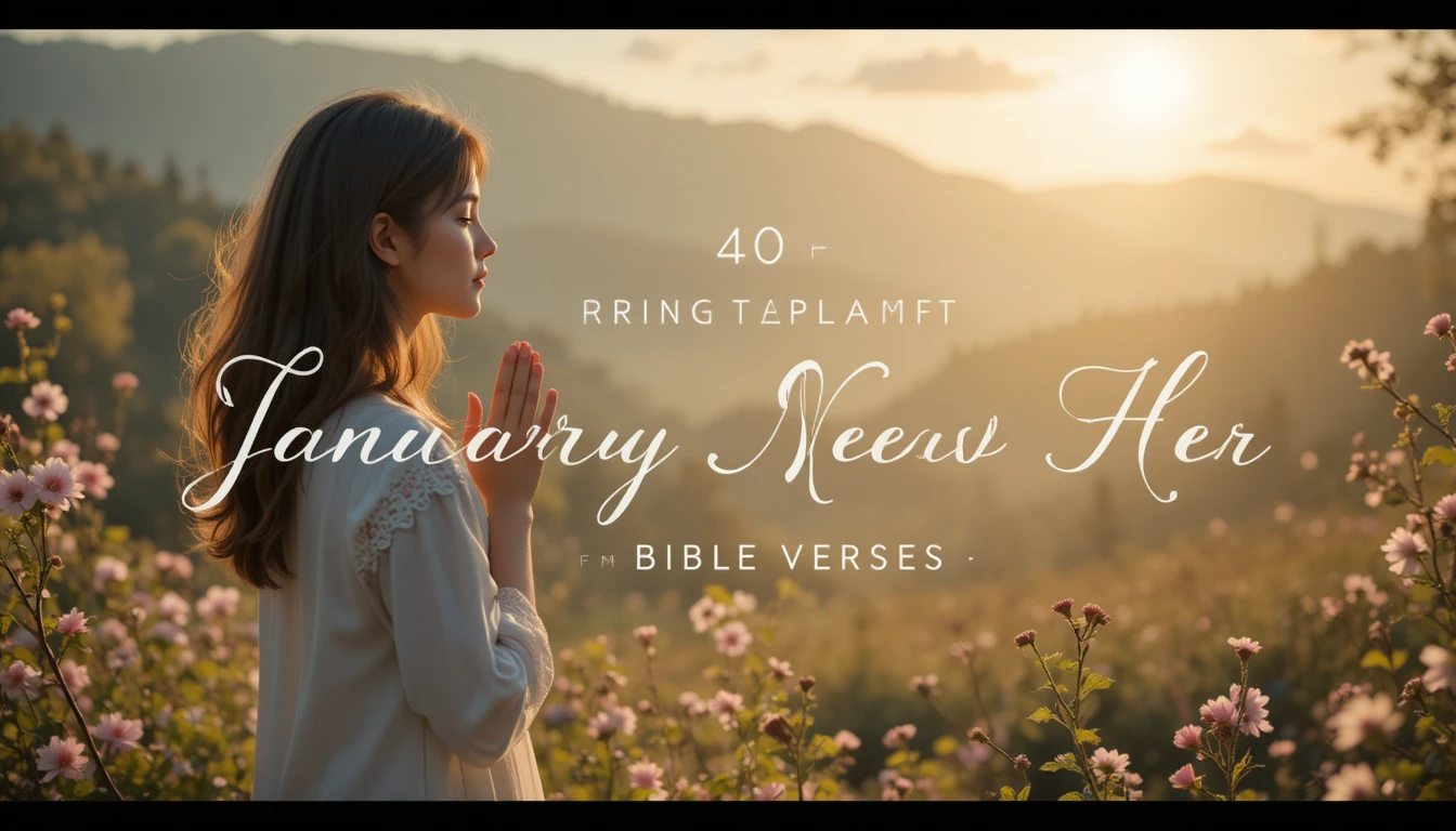 40+ Heartfelt January New Month Prayers For Her With Bible Verses (2026)