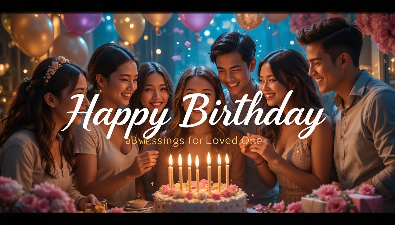 Happy Birthday Blessings & Wishes for Loved Ones with Images