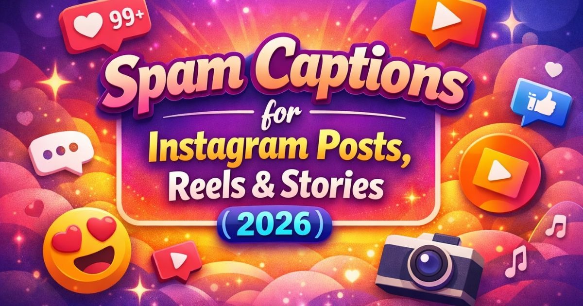 Spam Captions for Instagram Posts, Reels & Stories (2026) 