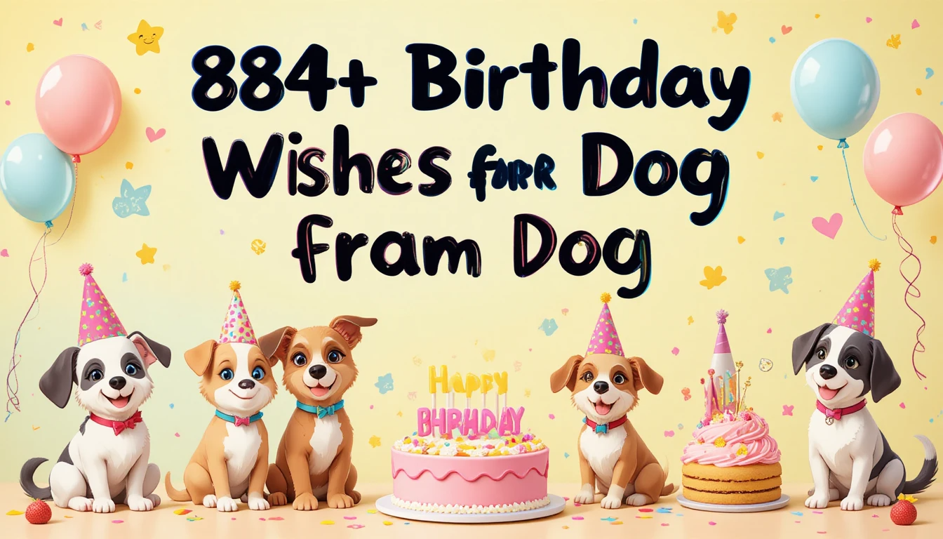 184+ Birthday Wishes from Dog | Cute & Funny Ideas for 2026